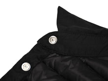 Load image into Gallery viewer, 新品未使用 CHROME HEARTS クロムハーツ ダウン シャツ ジャケット サイズXL クロスボール シルバー925 ブラック 中古 4b012993