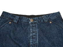 Load image into Gallery viewer, 新品未使用 CHROME HEARTS クロムハーツ デニム ハーフパンツ サイズ34 シルバー925 コットン 中古 4b012996