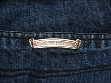 Load image into Gallery viewer, 新品未使用 CHROME HEARTS クロムハーツ デニム ハーフパンツ サイズ34 シルバー925 コットン 中古 4b012996