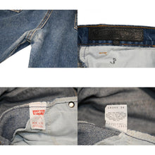 Load image into Gallery viewer, 極美品 CHROME HEARTS クロムハーツ LEVI'S 517 リーバイス 517 セメタリークロスパッチデニム ジーンズ サイズ36 20パッチ 中古 4b013000