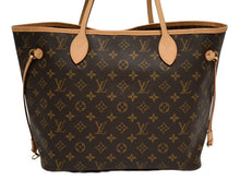 画像をギャラリービューアに読み込む, 新品同様 LOUIS VUITTON ルイヴィトン ネヴァーフルMM トートバッグ M46975 モノグラム ブラウン ゴールド金具 中古 4b012952
