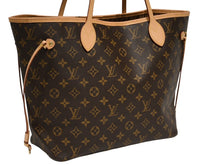 画像をギャラリービューアに読み込む, 新品同様 LOUIS VUITTON ルイヴィトン ネヴァーフルMM トートバッグ M46975 モノグラム ブラウン ゴールド金具 中古 4b012952