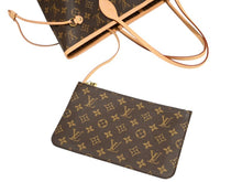 画像をギャラリービューアに読み込む, 新品同様 LOUIS VUITTON ルイヴィトン ネヴァーフルMM トートバッグ M46975 モノグラム ブラウン ゴールド金具 中古 4b012952