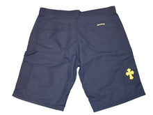 Load image into Gallery viewer, 新品未使用 CHROME HEARTS クロムハーツ CARPENTER DOUBLE KNEE カーペンター ナイロン ハーフパンツ サイズ36 クロスボール シルバー925 中古 4b012995