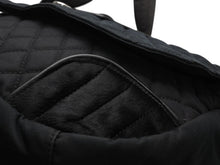 Load image into Gallery viewer, 新品同様 CHANEL シャネル メッセンジャーバッグ ショルダーバッグ ハラコ スポーツライン 10番台 ブラック 中古 4b013005