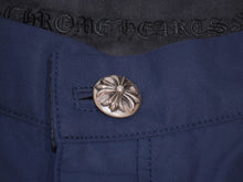 Load image into Gallery viewer, 新品未使用 CHROME HEARTS クロムハーツ CARPENTER DOUBLE KNEE カーペンター ナイロン ハーフパンツ サイズ36 クロスボール シルバー925 中古 4b012995