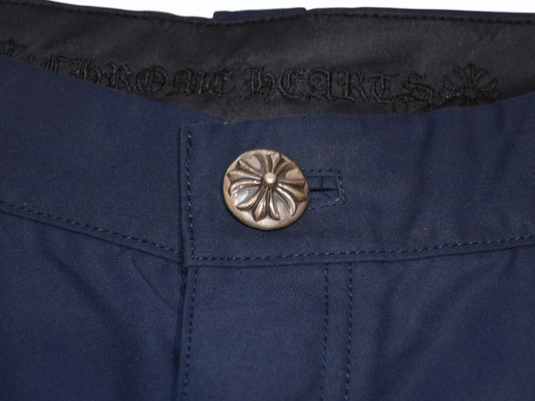 新品未使用 CHROME HEARTS クロムハーツ CARPENTER DOUBLE KNEE カーペンター ナイロン ダブルニーパンツ サイズ36 クロスボール シルバー925 中古 4b012994