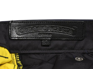 新品未使用 CHROME HEARTS クロムハーツ CARPENTER DOUBLE KNEE カーペンター ナイロン ダブルニーパンツ サイズ36 クロスボール シルバー925 中古 4b012994