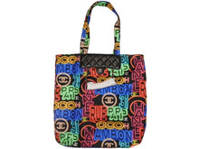 Load image into Gallery viewer, 新品未使用 CHANEL シャネル エコバッグ キャビアスキン 2way ココマーク チェーン AP2095 31番台 21SS レザー ネオン マルチカラー 中古 4b013009