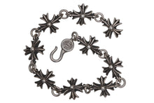 Load image into Gallery viewer, CHROME HEARTS クロムハーツ カットアウトCHプラス 9リンク ブレスレット 重量約48.8g 美品 中古 4b012675