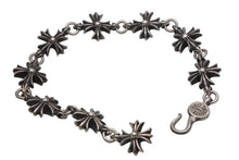 Load image into Gallery viewer, CHROME HEARTS クロムハーツ カットアウトCHプラス 9リンク ブレスレット 重量約48.8g 美品 中古 4b012675