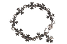 Load image into Gallery viewer, CHROME HEARTS クロムハーツ カットアウトCHプラス 9リンク ブレスレット 重量約48.8g 美品 中古 4b012675