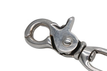 Load image into Gallery viewer, 極美品 CHROME HEARTS クロムハーツ クロスボール ショート ウォレットチェーン 2クリップ 16ボール 130.7g シルバー925 中古 4b012819