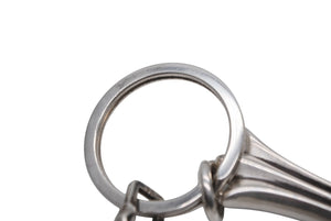 CHROME HEARTS クロムハーツ CH CRS LG & No5 DGGR ラージクロス ダガー キーリング 重量約53.0g 美品 中古 4b012817