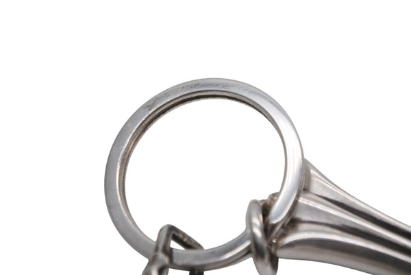 CHROME HEARTS クロムハーツ CH CRS LG & No5 DGGR ラージクロス ダガー キーリング 重量約53.0g 美品 中古 4b012817