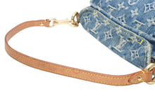 Load image into Gallery viewer, LOUIS VUITTON ルイヴィトン ミニプリーティ ワンショルダーバッグ M95050 モノグラム デニム インディゴブルー 美品 中古 4b012953