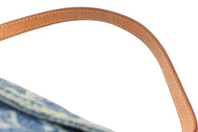 Load image into Gallery viewer, LOUIS VUITTON ルイヴィトン ミニプリーティ ワンショルダーバッグ M95050 モノグラム デニム インディゴブルー 美品 中古 4b012953