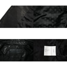 Load image into Gallery viewer, CHROME HEARTS クロムハーツ JJ DEAN ダブル ライダース ジャケット ダガー ブラック ラムスキン ブラック サイズL 中古 4b012985