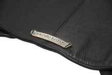 Load image into Gallery viewer, CHROME HEARTS クロムハーツ レザーベスト サイズS クロスボールボタン ブラック 美品 中古 4b012310