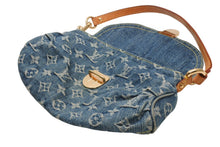 Load image into Gallery viewer, LOUIS VUITTON ルイヴィトン ミニプリーティ ワンショルダーバッグ M95050 モノグラム デニム インディゴブルー 美品 中古 4b012953