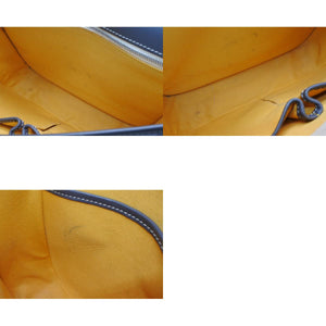 GOYARD ゴヤール ベルヴェデーレMM ショルダーバッグ グレー PVC レザー シルバー金具 ヘリンボーン柄 美品 中古 4b013001