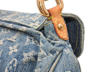 Load image into Gallery viewer, LOUIS VUITTON ルイヴィトン ミニプリーティ ワンショルダーバッグ M95050 モノグラム デニム インディゴブルー 美品 中古 4b012953