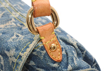 Load image into Gallery viewer, LOUIS VUITTON ルイヴィトン ミニプリーティ ワンショルダーバッグ M95050 モノグラム デニム インディゴブルー 美品 中古 4b012953