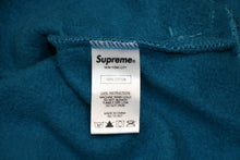 Load image into Gallery viewer, 極美品 Supreme シュプリーム 18SS スウェット パーカー Diagonal Hooded Sweatshirt ブルー フーディ サイズM 中古 4b012586