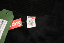 画像をギャラリービューアに読み込む, 新品未使用品 Supreme シュプリーム 18ss コーデュロイ ベースボールシャツ ブラック ブルー コットン サイズS 中古 4b012659