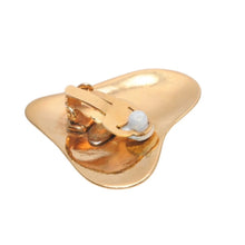 画像をギャラリービューアに読み込む, 極美品 CHANEL シャネル VINTGE ヴィンテージ ココマーク ハートイヤリング 重量約27.94g 93P刻印 GP メタル ゴールド 中古 4b012978