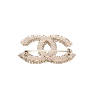 Very Good Condition CHANEL Costume Jewelry Line Coco Mark Brooch A13B Engraved Weight Approx. 14.0g Gold GP Rhinestone Used 4b012977
