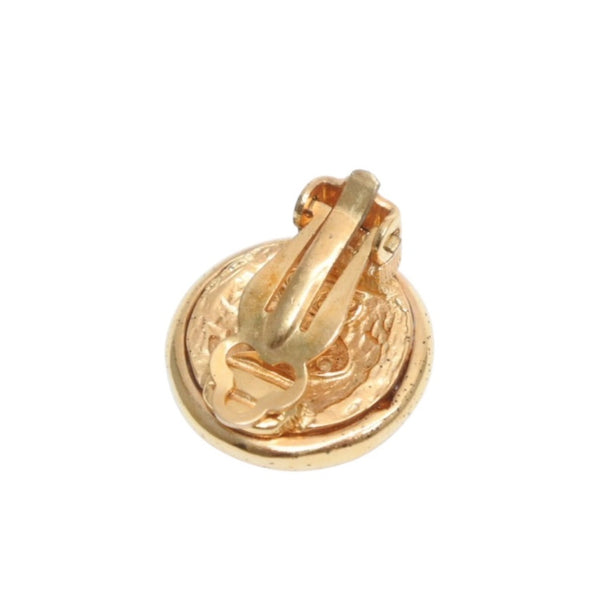 極美品 CHANEL シャネル VINTAGE ヴィンテージ ココマーク イヤリング 重量約9.38g 93P刻印 GP メタル ゴールド 中古 4b012982