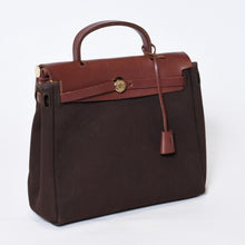 Load image into Gallery viewer, HERMES エルメス エールバッグPM ショルダーバッグ ハンドバッグ ◻︎F刻印 ブラウン マルチカラー 美品 中古 4b013424