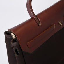 Load image into Gallery viewer, HERMES エルメス エールバッグPM ショルダーバッグ ハンドバッグ ◻︎F刻印 ブラウン マルチカラー 美品 中古 4b013424
