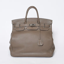 Load image into Gallery viewer, 極美品 HERMES エルメス Haut a Courroies オータクロア40 ハンドバッグ エトゥープ トリヨンクレマンス SV シルバー金具 □M刻印 中古 4b013651