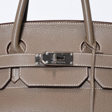 Load image into Gallery viewer, 極美品 HERMES エルメス Haut a Courroies オータクロア40 ハンドバッグ エトゥープ トリヨンクレマンス SV シルバー金具 □M刻印 中古 4b013651
