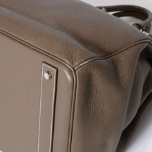Load image into Gallery viewer, 極美品 HERMES エルメス Haut a Courroies オータクロア40 ハンドバッグ エトゥープ トリヨンクレマンス SV シルバー金具 □M刻印 中古 4b013651