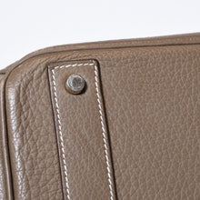 Load image into Gallery viewer, 極美品 HERMES エルメス Haut a Courroies オータクロア40 ハンドバッグ エトゥープ トリヨンクレマンス SV シルバー金具 □M刻印 中古 4b013651