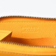 Load image into Gallery viewer, 極美品 GOYARD ゴヤール マティニョンPM カードケース コインケース ゴヤールディンキャンバス レザー イエロー シルバー金具 中古 4b013518