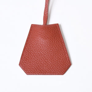 極美品 HERMES エルメス ロング クロシェット ネックレス □D刻印 キーリング ルージュアッシュ 中古 4b012836