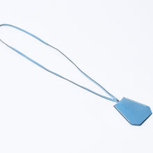 Load image into Gallery viewer, 極美品 HERMES エルメス ロング クロシェット ネックレス □C刻印 キーリング ブルージーン 中古 4b012837
