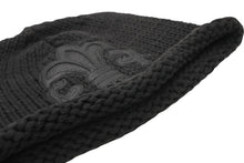 Load image into Gallery viewer, CHROME HEARTS クロムハーツ BEANIE CASH BS FLARE BSフレアパッチ ビーニー ニットキャップ ONE SIZE コットン ブラック 美品 中古 4b013258