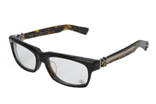 Load image into Gallery viewer, CHROME HEARTS クロムハーツ SPLAT-A 伊達メガネ アイウェア サイズ55□17-143 BSフレア装飾 べっ甲柄 シルバー925 美品 中古 4b013264