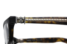 Load image into Gallery viewer, CHROME HEARTS クロムハーツ SPLAT-A 伊達メガネ アイウェア サイズ55□17-143 BSフレア装飾 べっ甲柄 シルバー925 美品 中古 4b013264