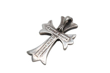 Load image into Gallery viewer, CHROME HEARTS クロムハーツ SML CH CROSS スモールCHクロス ペンダント チャーム 重量約18.5g スターリングシルバー 美品 中古 4b013267