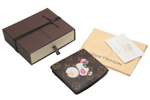 Load image into Gallery viewer, 極美品 LOUIS VUITTON ルイヴィトン ポルトフォイユマルコ M61666 二つ折り財布 村上隆 モノグラムパンダ 中古 4b013175