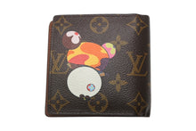 Load image into Gallery viewer, 極美品 LOUIS VUITTON ルイヴィトン ポルトフォイユマルコ M61666 二つ折り財布 村上隆 モノグラムパンダ 中古 4b013175