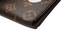 Load image into Gallery viewer, 極美品 LOUIS VUITTON ルイヴィトン ポルトフォイユマルコ M61666 二つ折り財布 村上隆 モノグラムパンダ 中古 4b013175