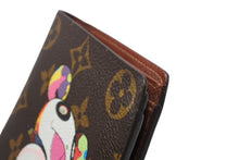 Load image into Gallery viewer, 極美品 LOUIS VUITTON ルイヴィトン ポルトフォイユマルコ M61666 二つ折り財布 村上隆 モノグラムパンダ 中古 4b013175