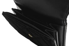 Load image into Gallery viewer, 新品未使用 CHANEL シャネル マトラッセ ココマーク コインケース ミニ財布 31番台 ベロア ブラック ゴールド金具 中古 4b013284